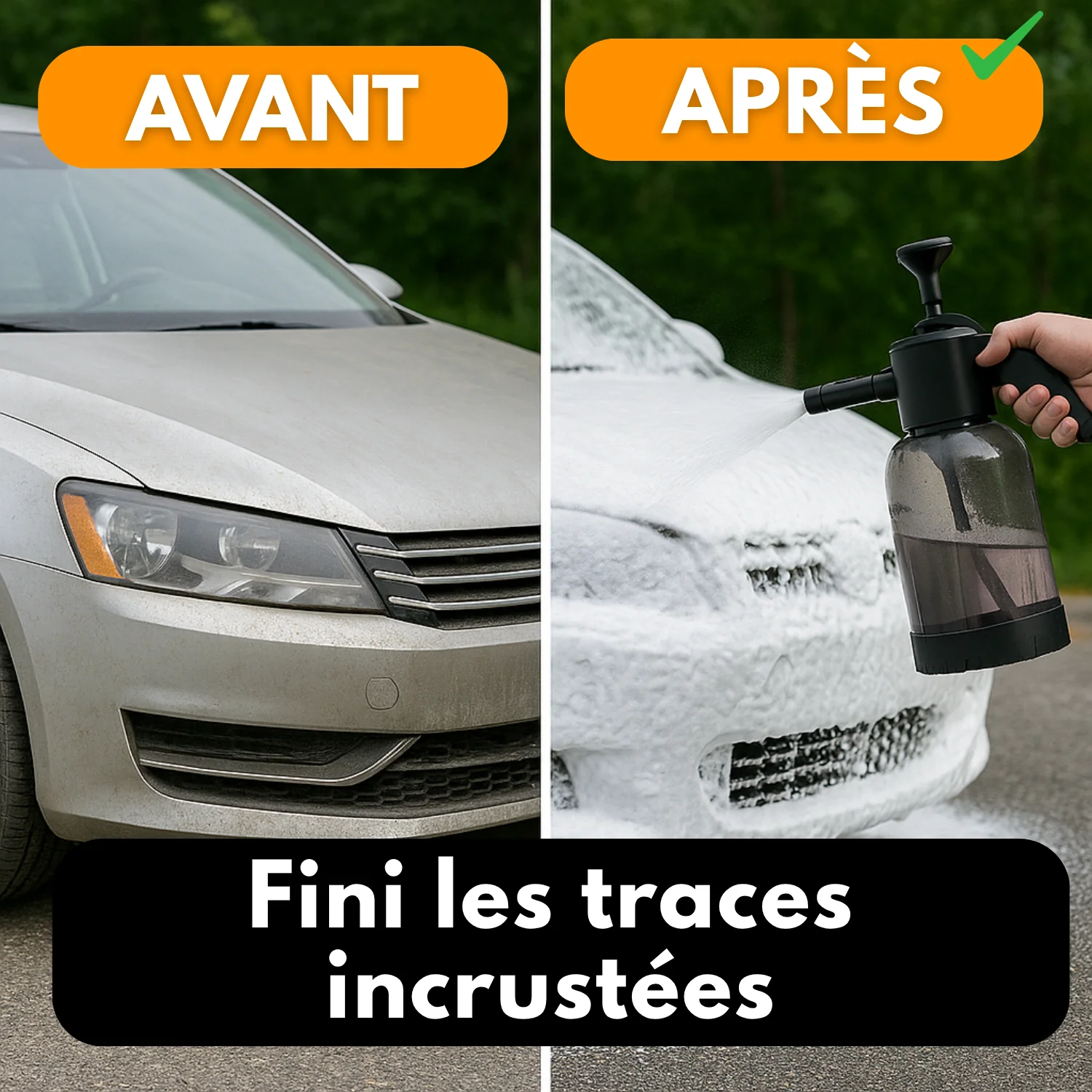1 pc Pulvérisateur de Mousse pour Lavage de Voiture à Main 2L : Pompe à Pression Polyvalente pour la Beauté Automobile - Image 7