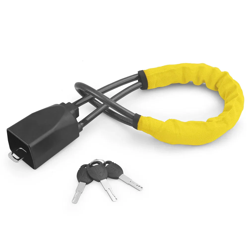 Antivol Voiture Volant & Ceinture – Câble Acier Renforcé + 3 Clés – Sécurité SUV, Camion, Auto - Image 10