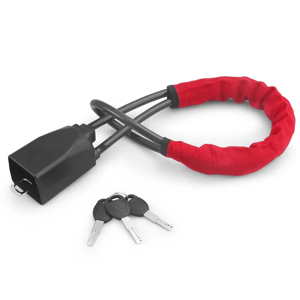 Antivol Voiture Volant & Ceinture – Câble Acier Renforcé + 3 Clés – Sécurité SUV, Camion, Auto - Image 9