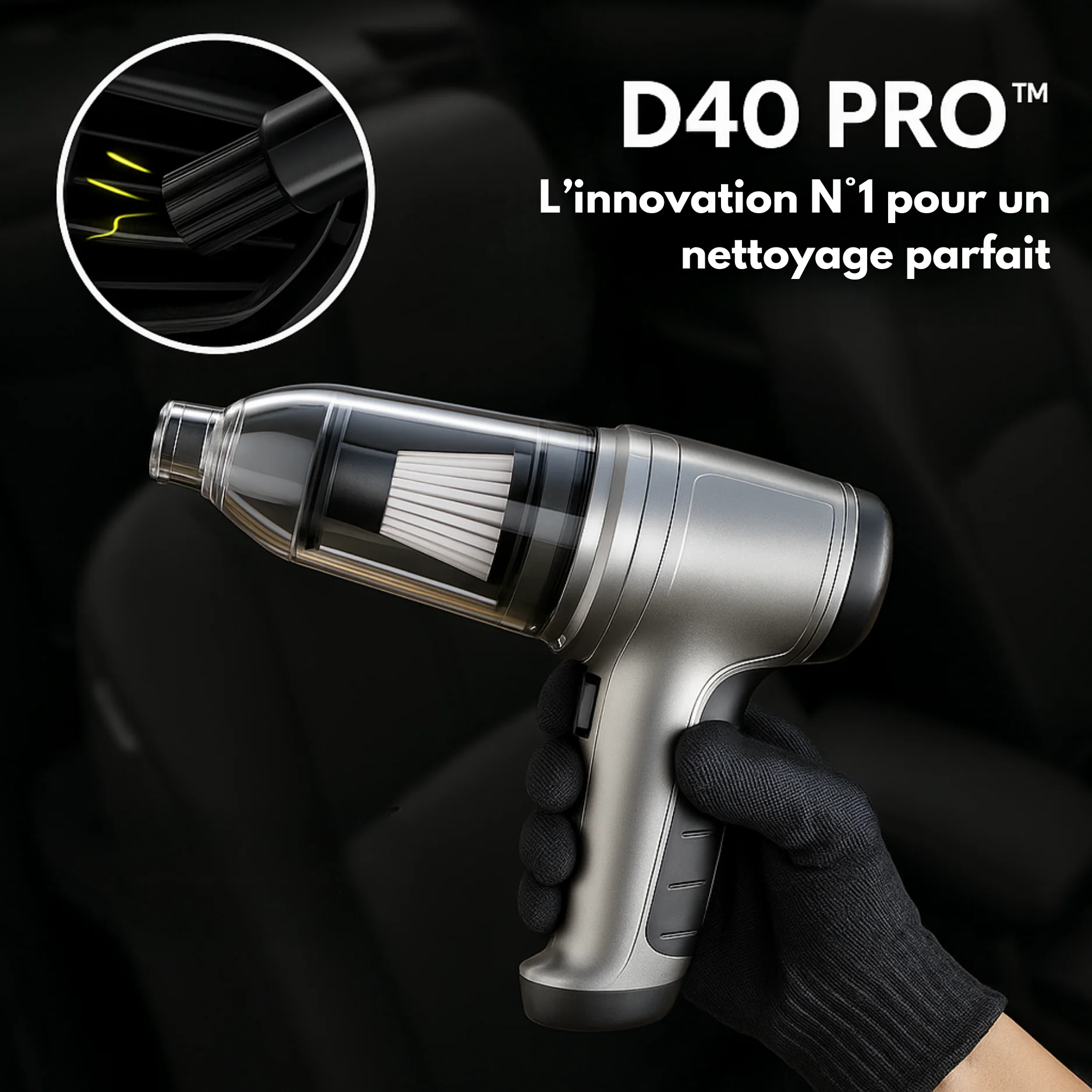 Aspirateur Voiture Sans Fil Puissant – Compact, Léger et Rechargeable - Image 6