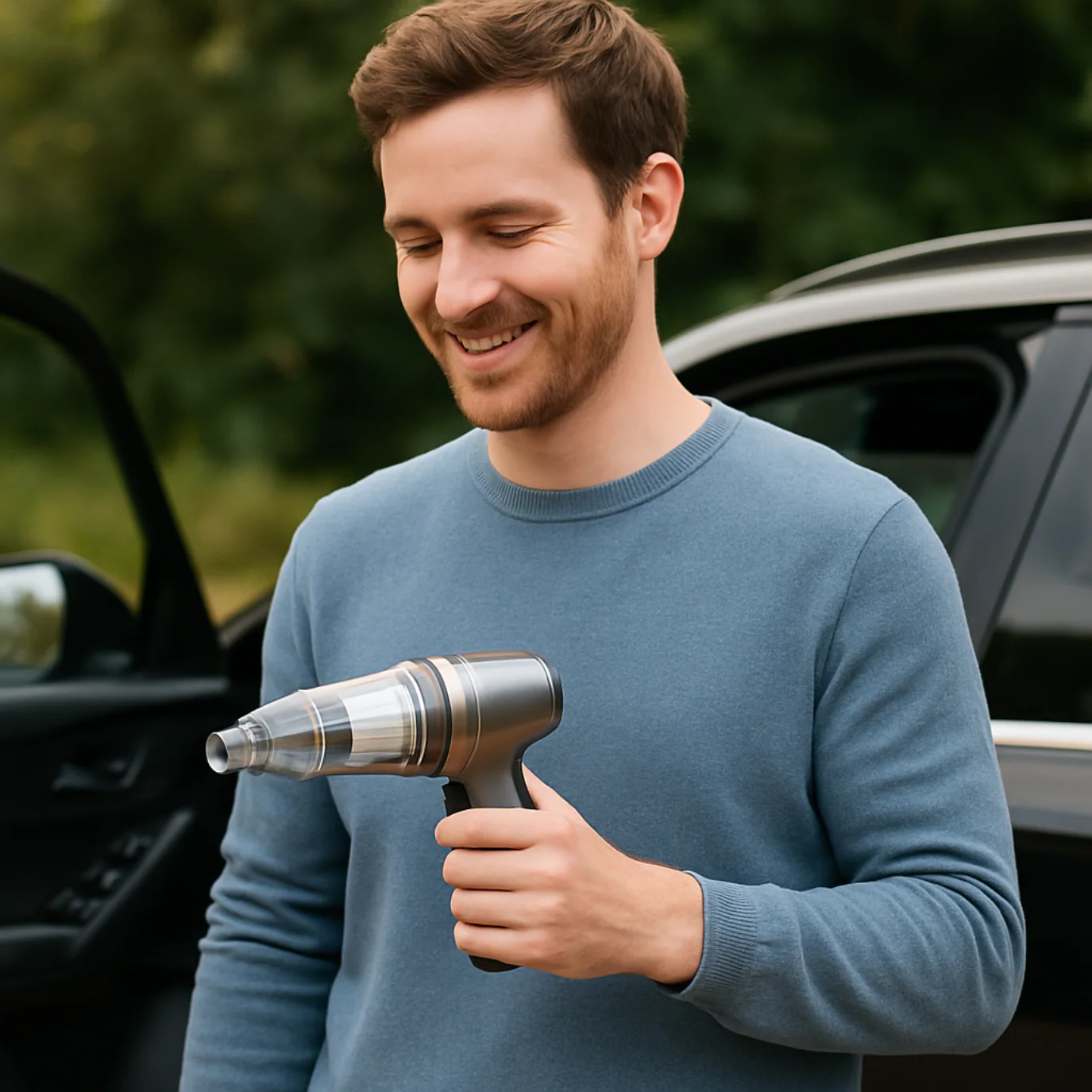 Aspirateur Voiture Sans Fil Puissant – Compact, Léger et Rechargeable - Image 9