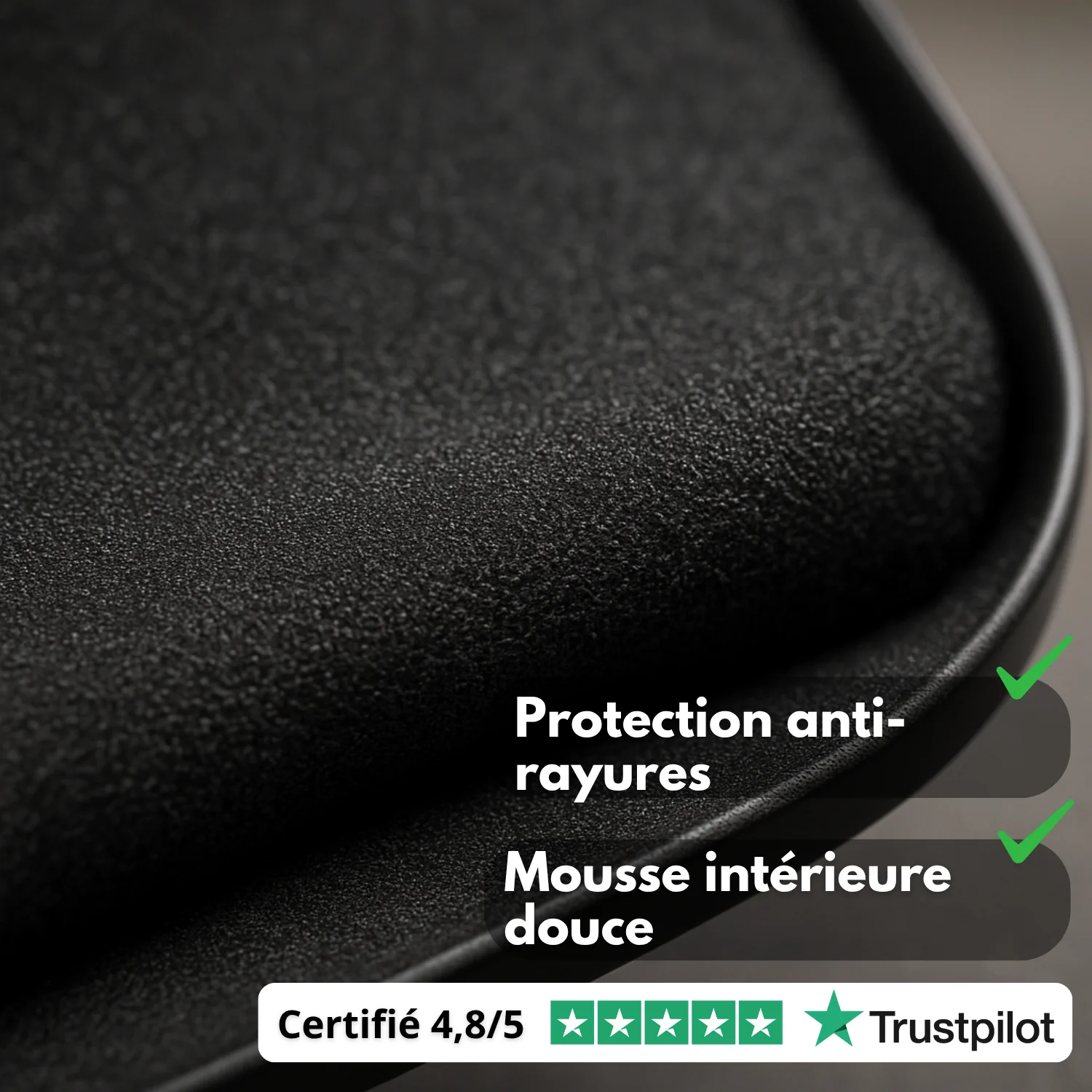 Boîte à Lunettes Voiture – Porte-Lunettes Pare-Soleil Universel Anti-Rayures – Fixation Ultra Stable - Image 5