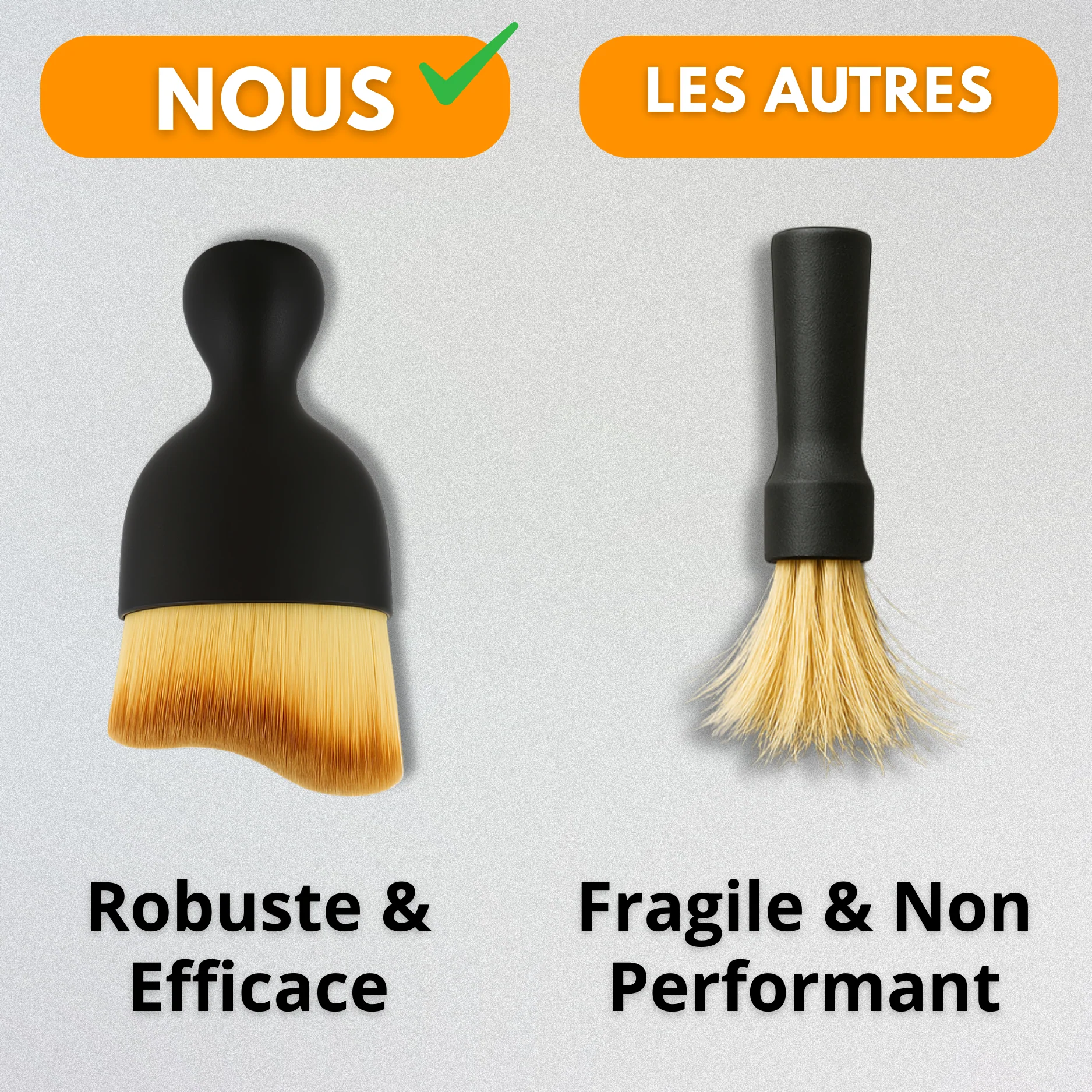 Brosse de Nettoyage de Précision Voiture – Compacte & Douce - Image 4