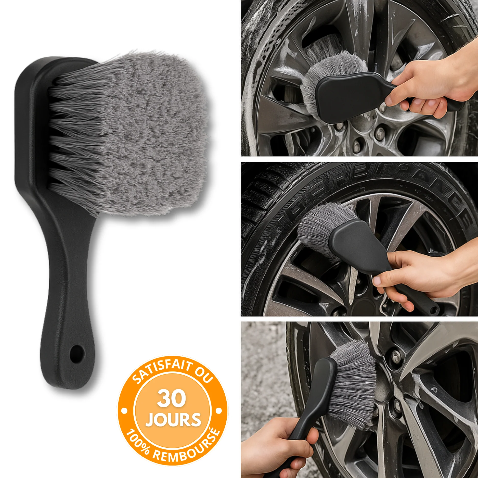 Brosse de Nettoyage Jantes Voiture – Entretien Rapide et Efficace des Roues et Pneus - Image 5