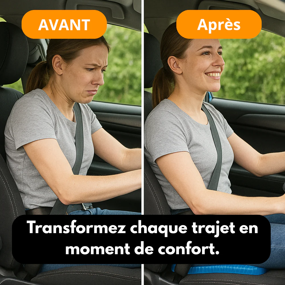 Coussin confort voiture nid d’abeille - Image 3