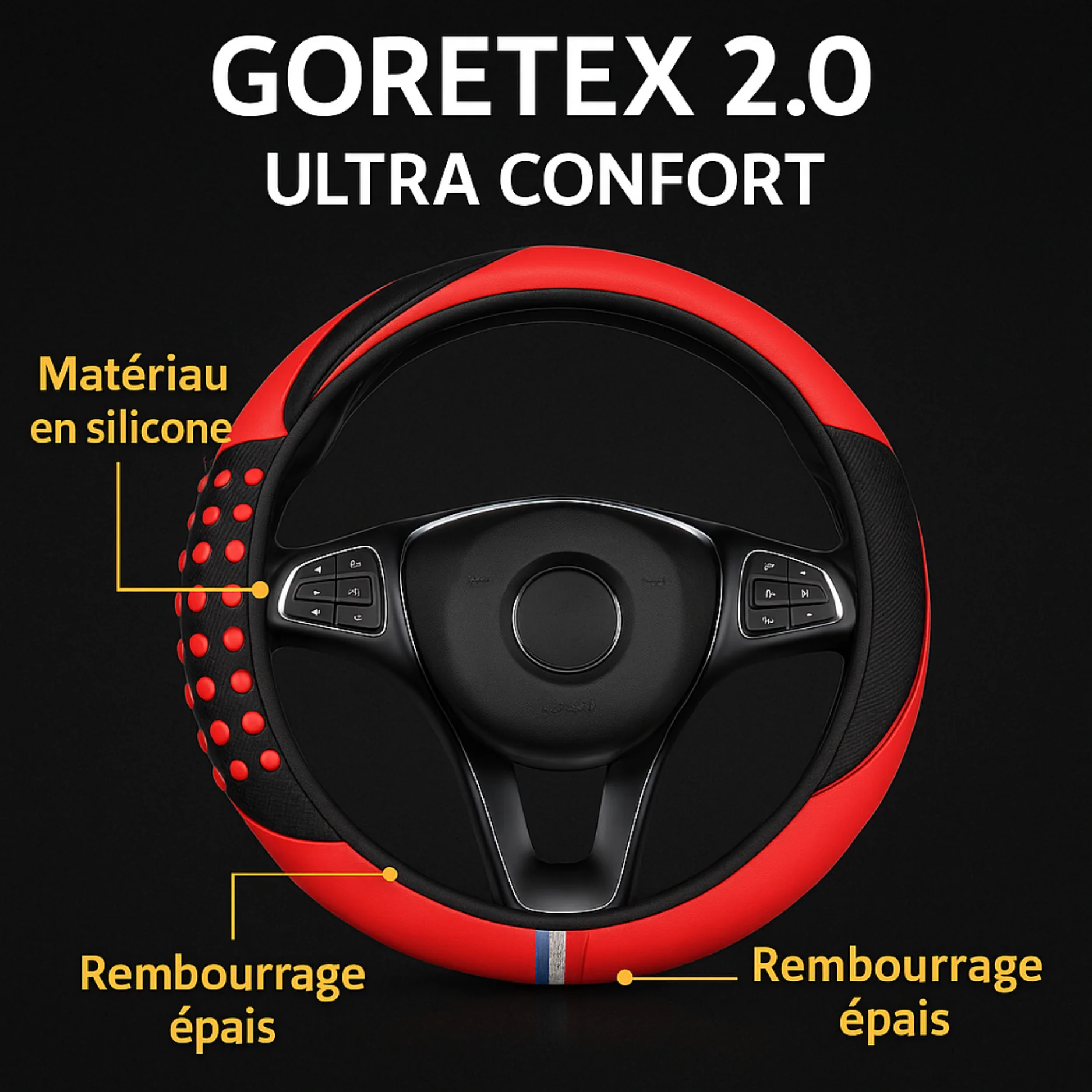 Couvre-Volant en Silicone Premium Confort – Massant & Antidérapant - Image 6