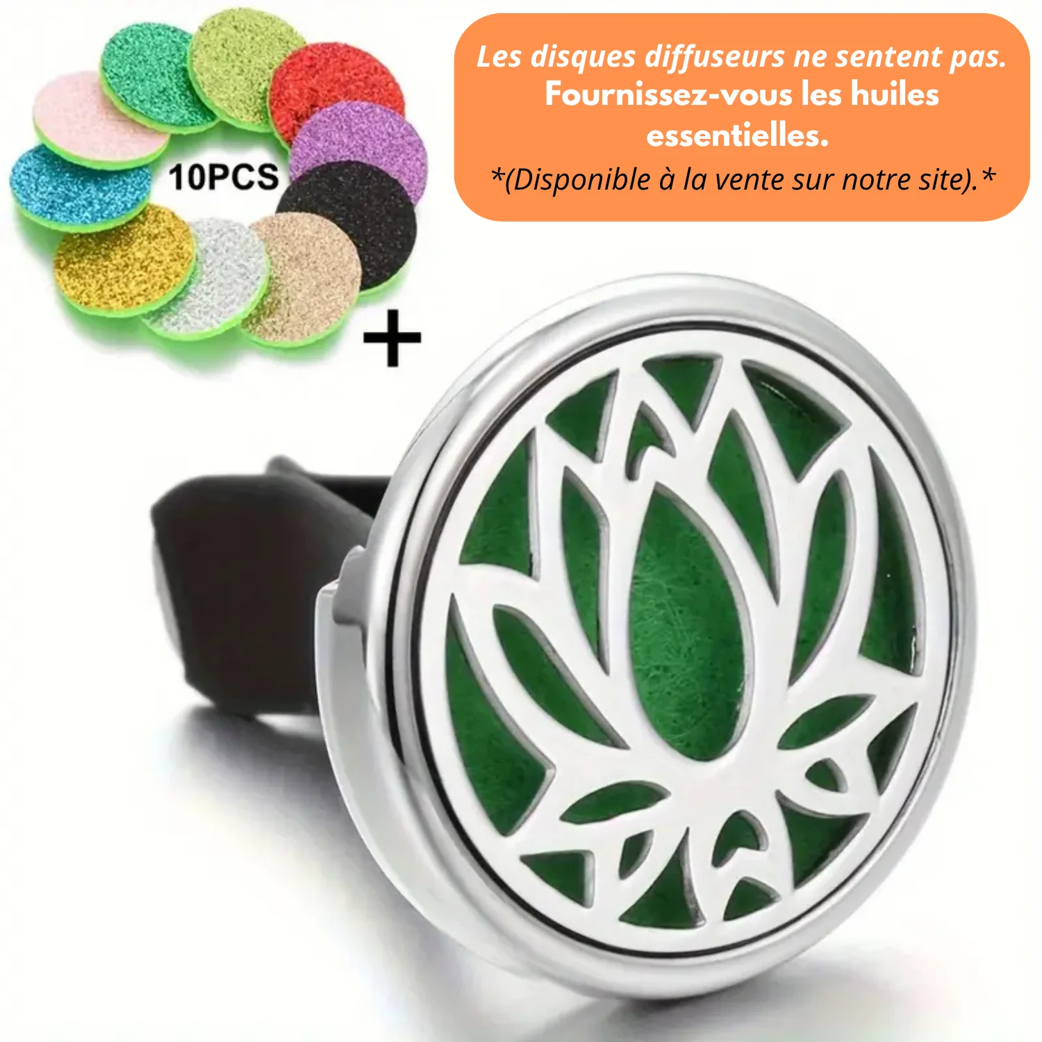 Diffuseur de Parfum Voiture avec 10 Pendentifs Rechargeables - Image 11