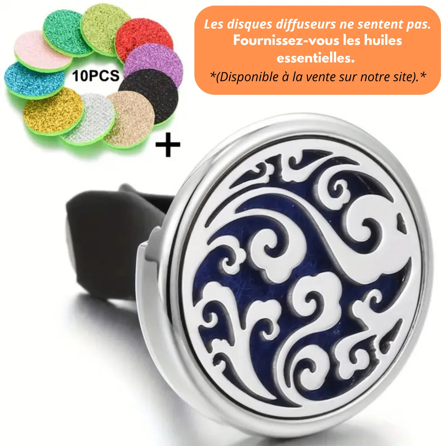 Diffuseur de Parfum Voiture avec 10 Pendentifs Rechargeables - Image 13