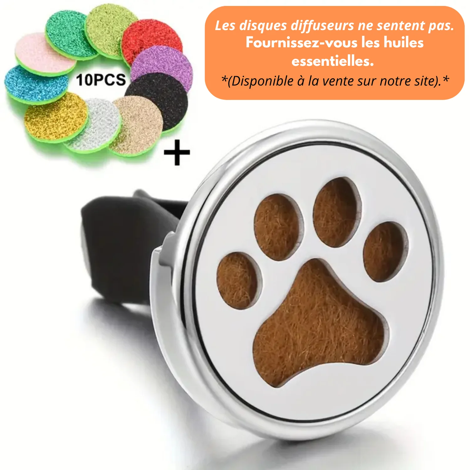Diffuseur de Parfum Voiture avec 10 Pendentifs Rechargeables - Image 5
