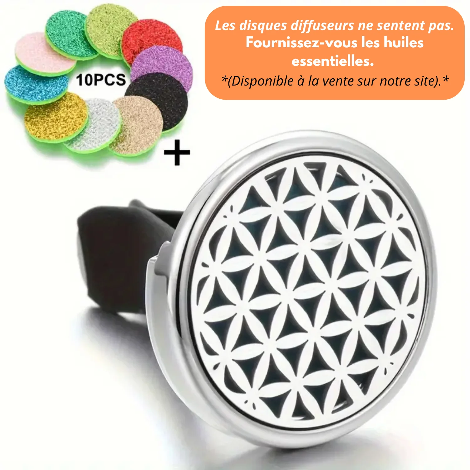Diffuseur de Parfum Voiture avec 10 Pendentifs Rechargeables - Image 6