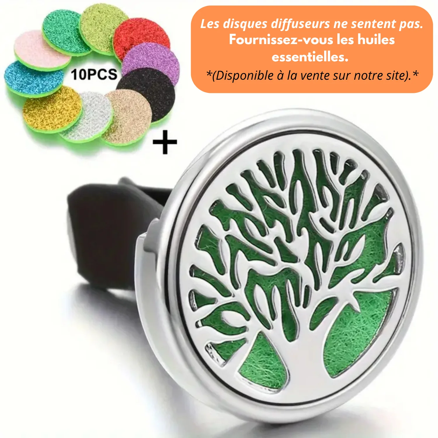 Diffuseur de Parfum Voiture avec 10 Pendentifs Rechargeables - Image 8