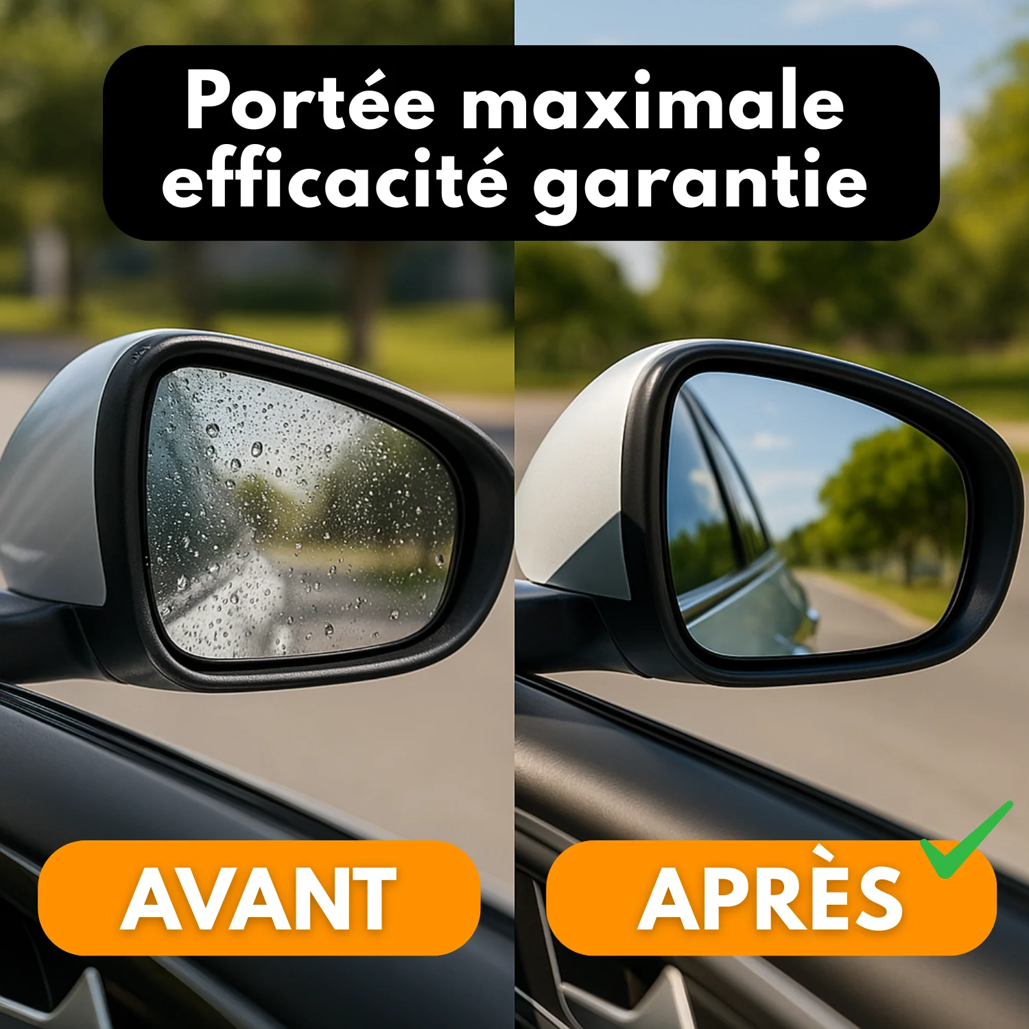 Essuie-glace Télescopique pour Rétroviseur & Pare-brise – Nettoyeur Anti-gouttes Rétractable - Image 5