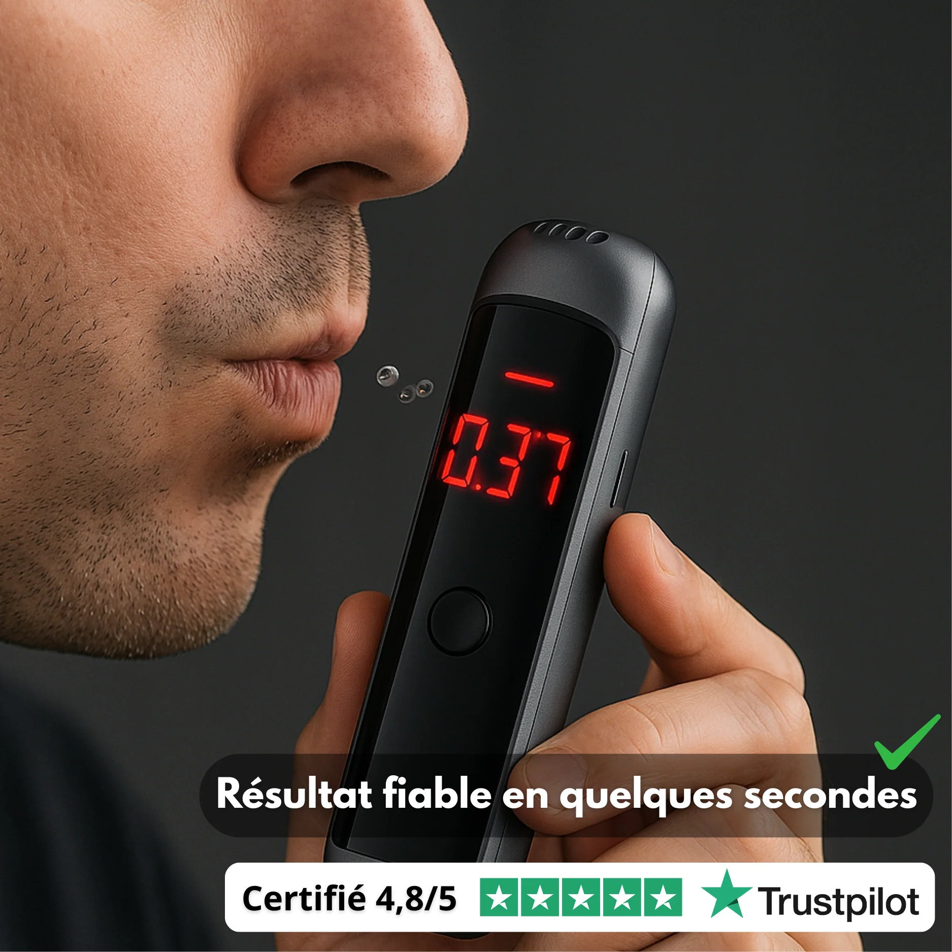 Éthylotest Électronique Portable – Test Alcoolémie Précis LED - Image 5