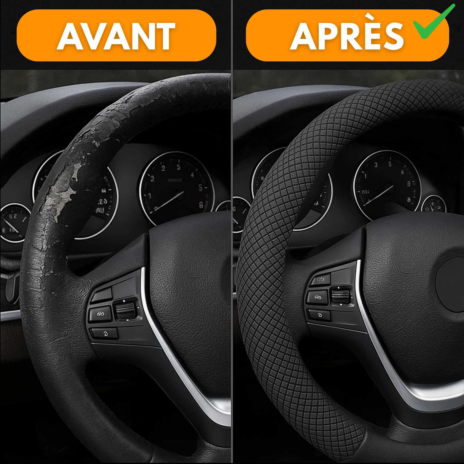 Housse Volant Cuir Synthétique – Confort & Élégance - Image 4