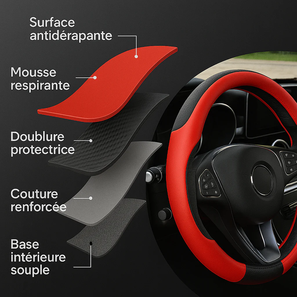Housse Volant Cuir Synthétique – Confort & Élégance - Image 5