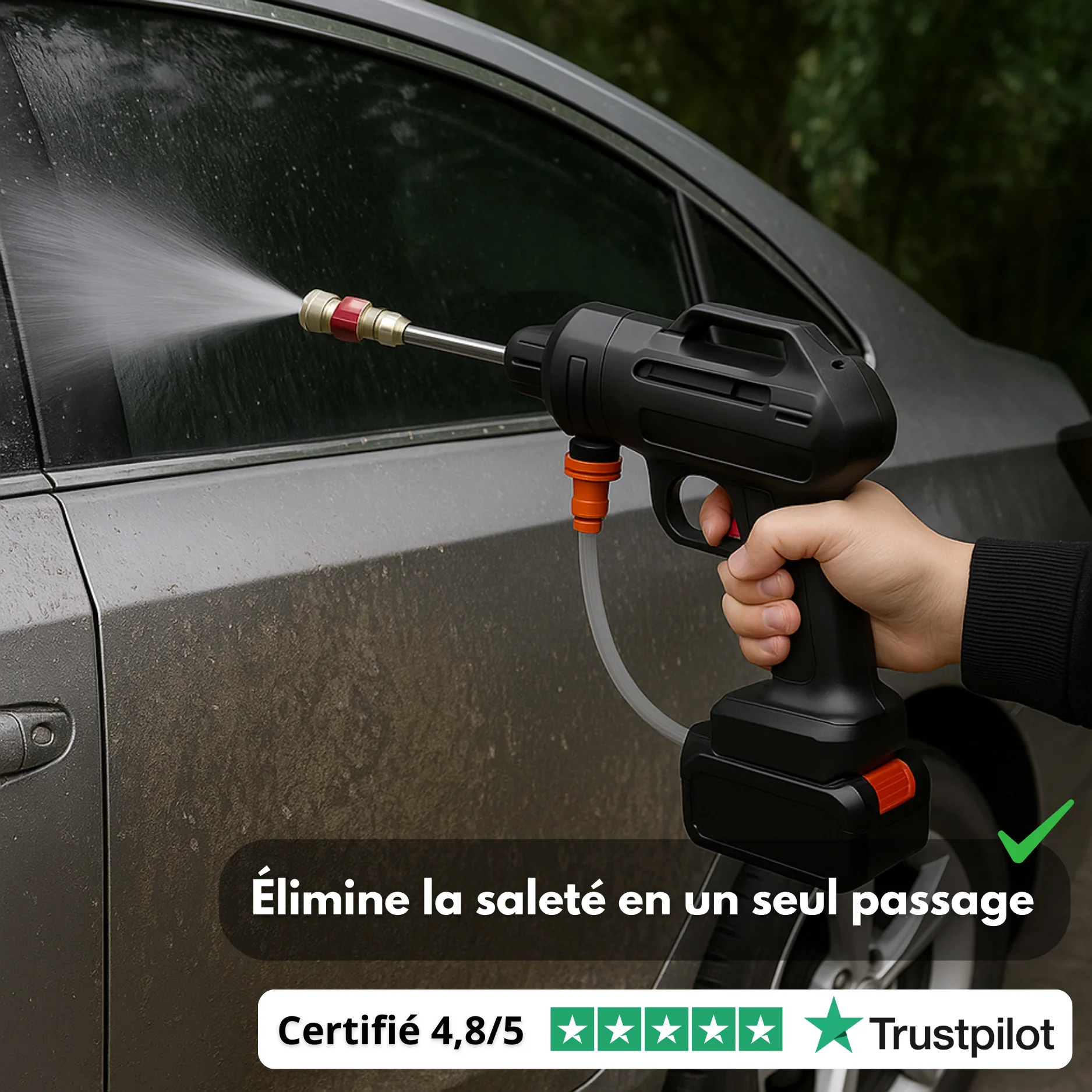 T26 PRO - Le Nettoyeur Haute Pression Sans Fil à Batterie N°1 en France - Image 2