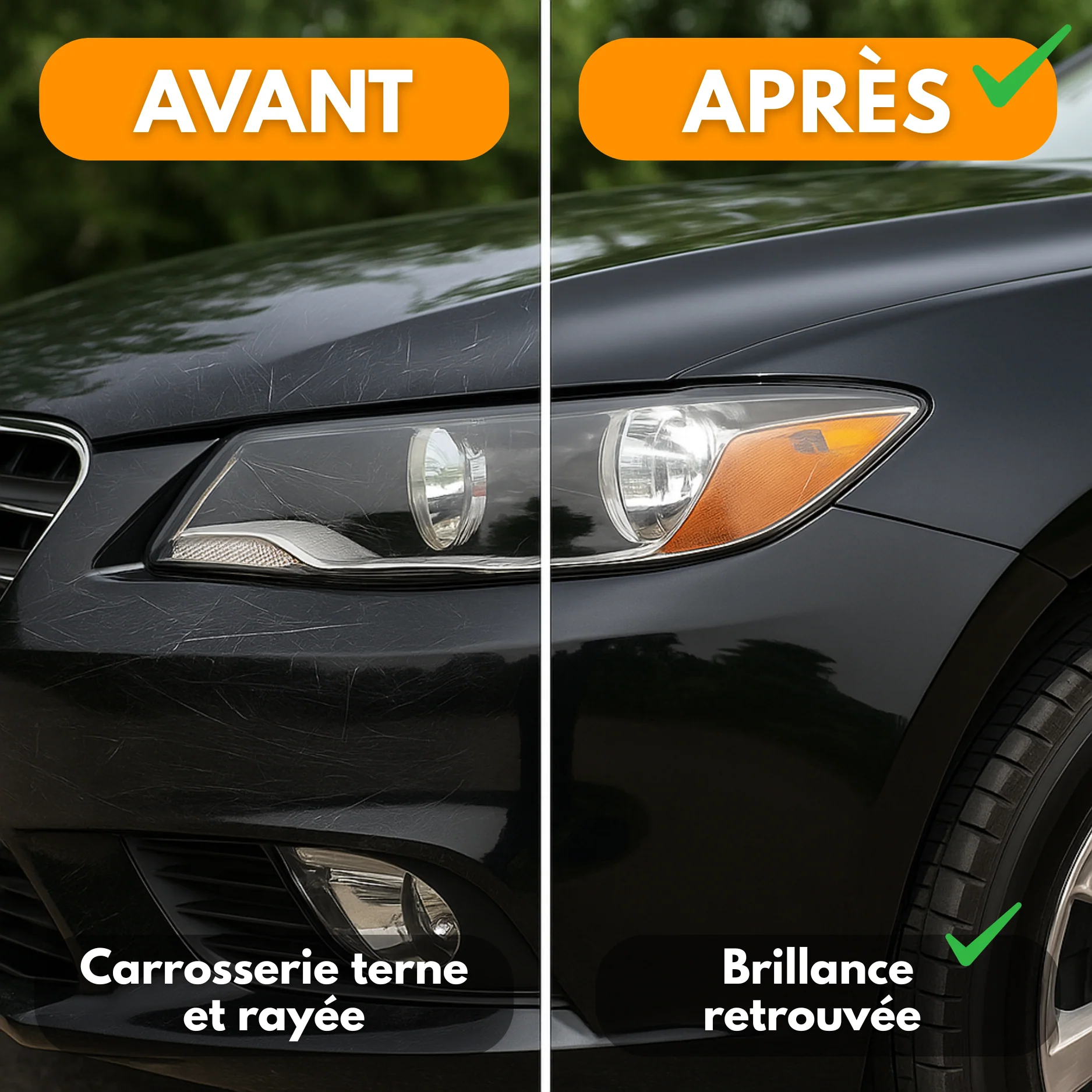 Polisseuse Voiture Électrique 1200W – Lustreuse Carrosserie Professionnelle avec 14 Tampons | Répare Rayures & Restaure la Brillance - Image 3