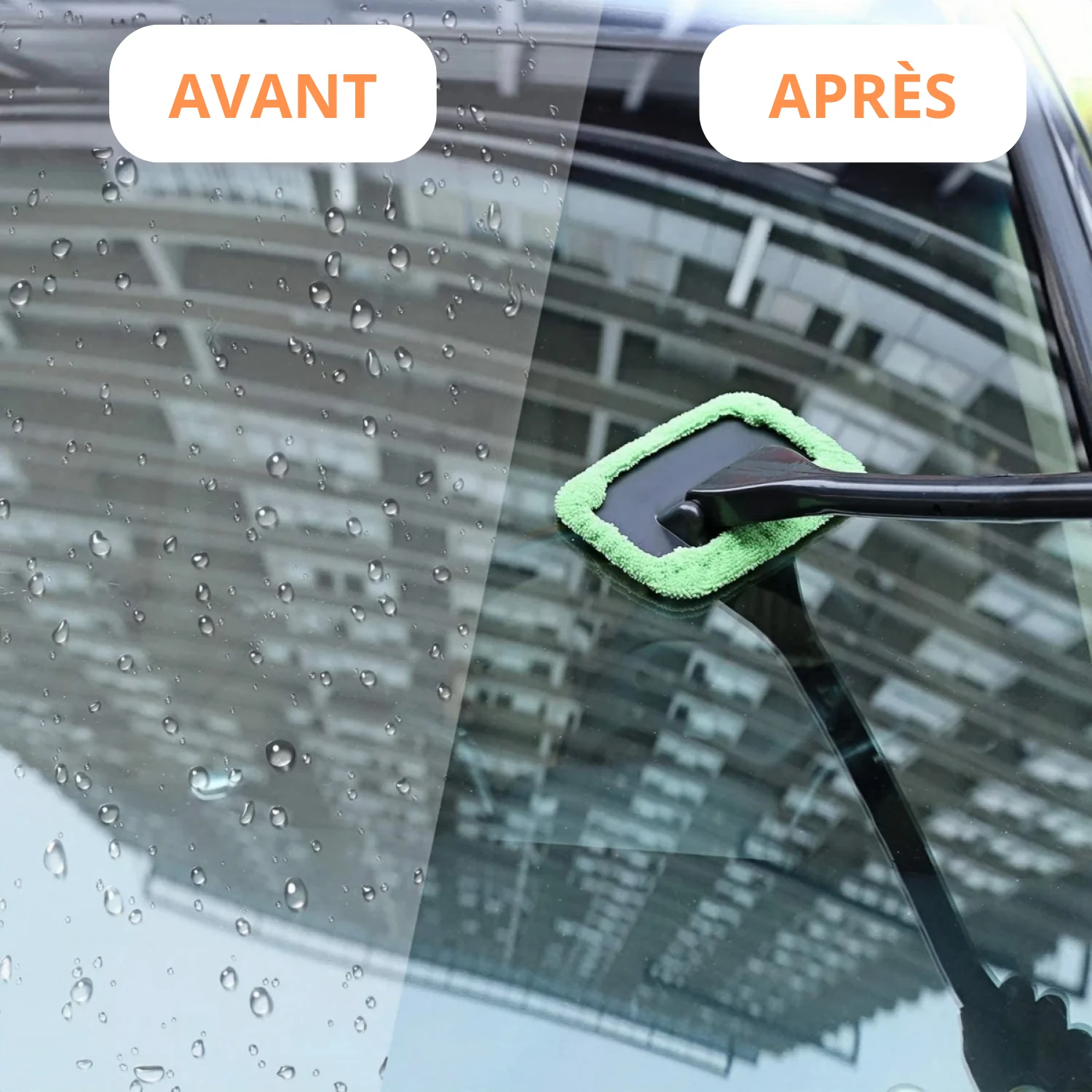 Brosse Nettoyage Pare-Brise Voiture – Microfibre & Manche Long - Image 2
