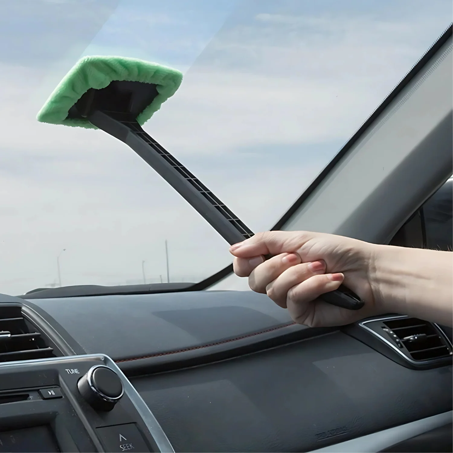 Brosse Nettoyage Pare-Brise Voiture – Microfibre & Manche Long - Image 8