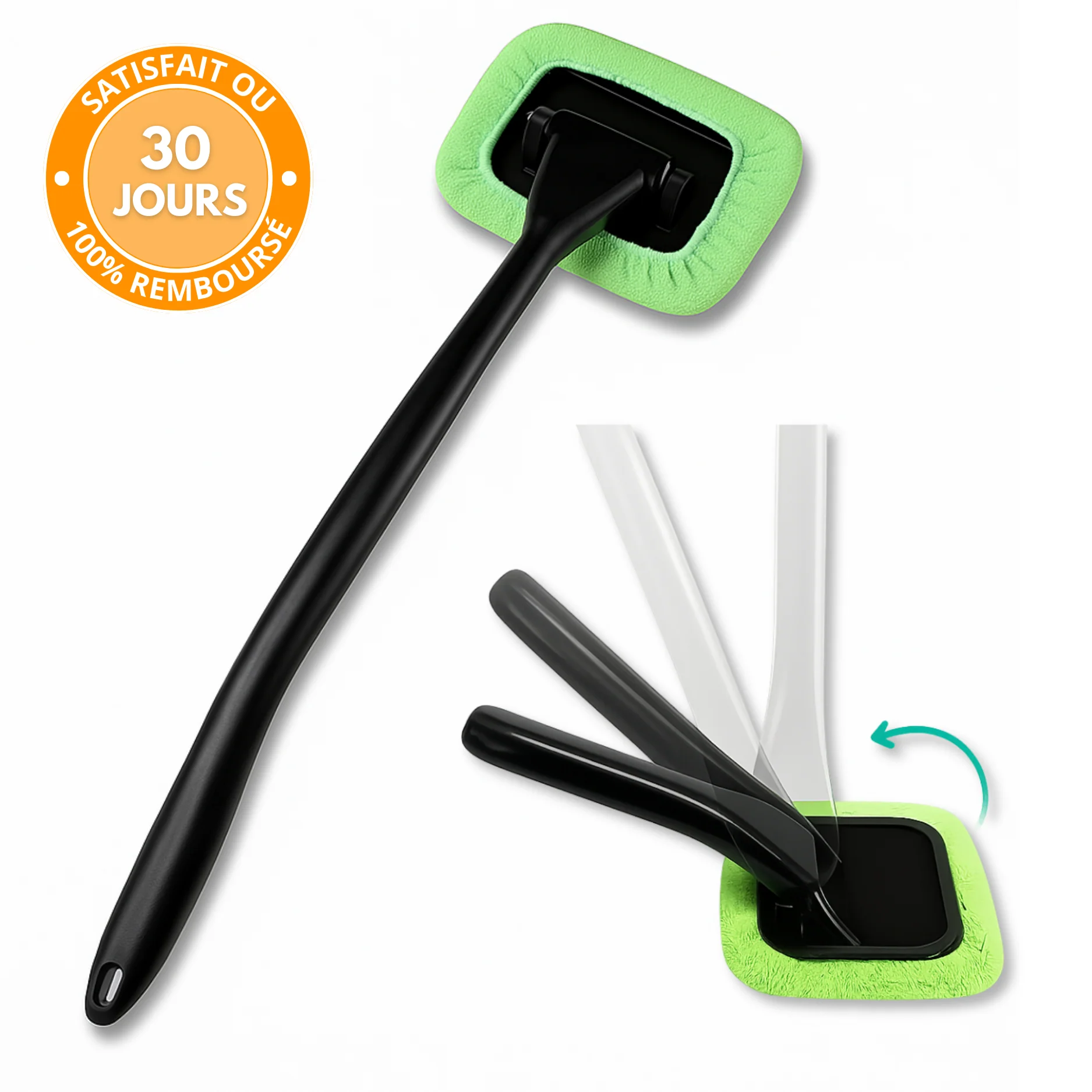 Brosse Nettoyage Pare-Brise Voiture – Microfibre & Manche Long - Image 9