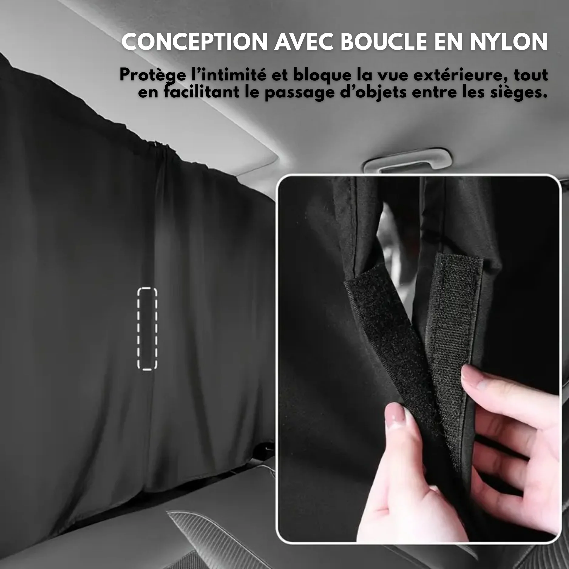 Rideaux de Confidentialité Voiture 4 Pièces - Image 8