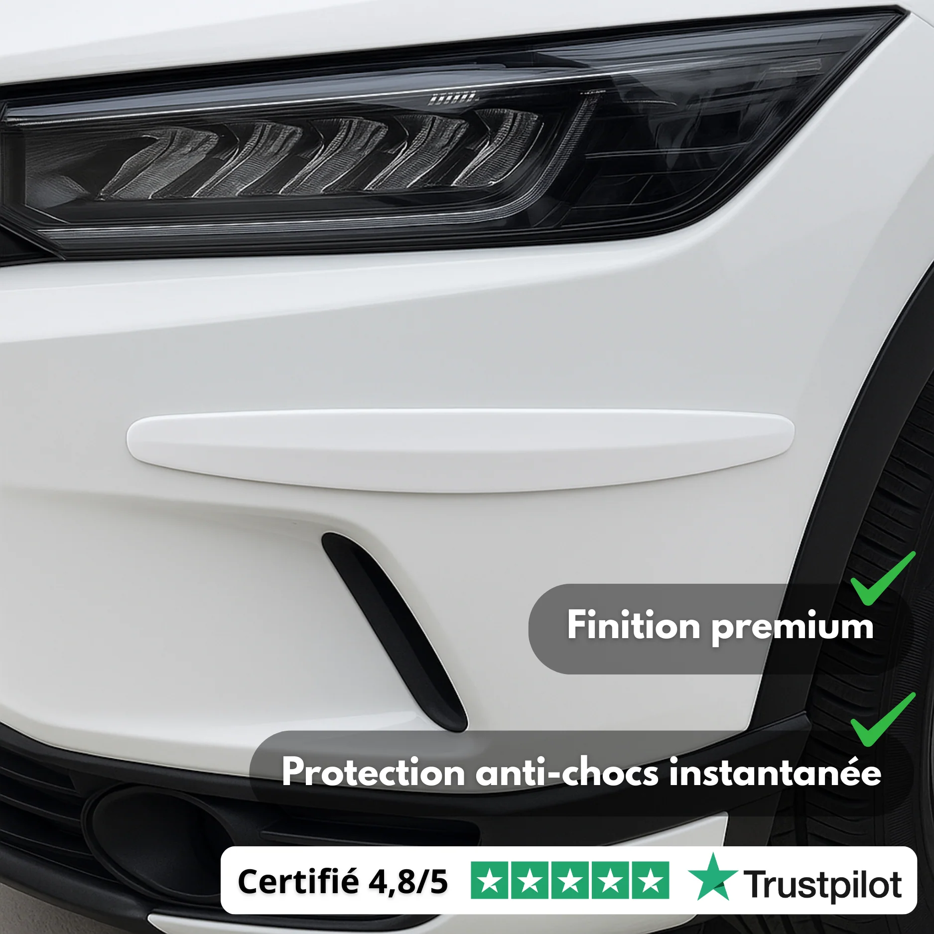 Sticker Protection Pare-Choc Voiture – Anti-Rayures Avant/Arrière – Facile à Installer - Image 2