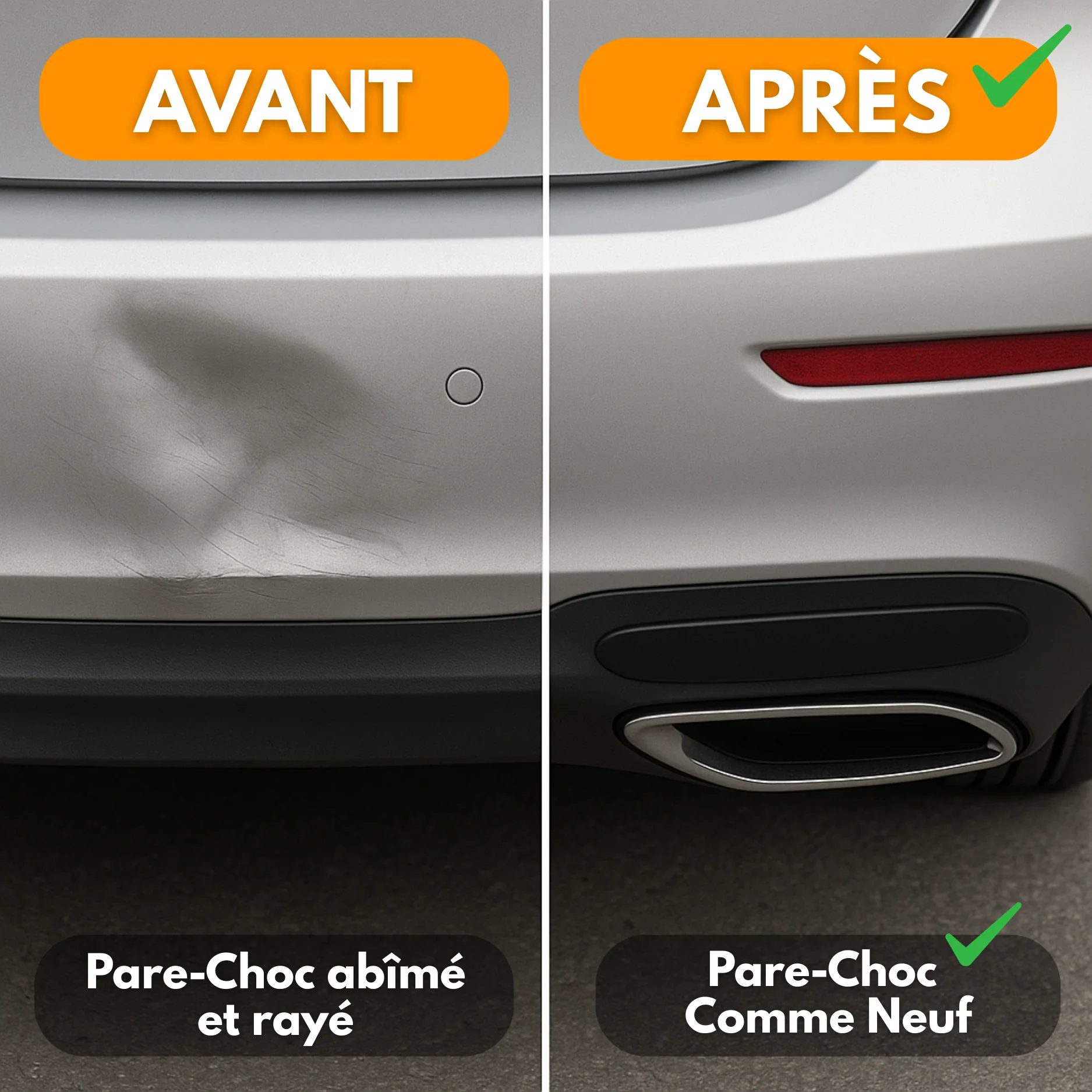 Sticker Protection Pare-Choc Voiture – Anti-Rayures Avant/Arrière – Facile à Installer - Image 3