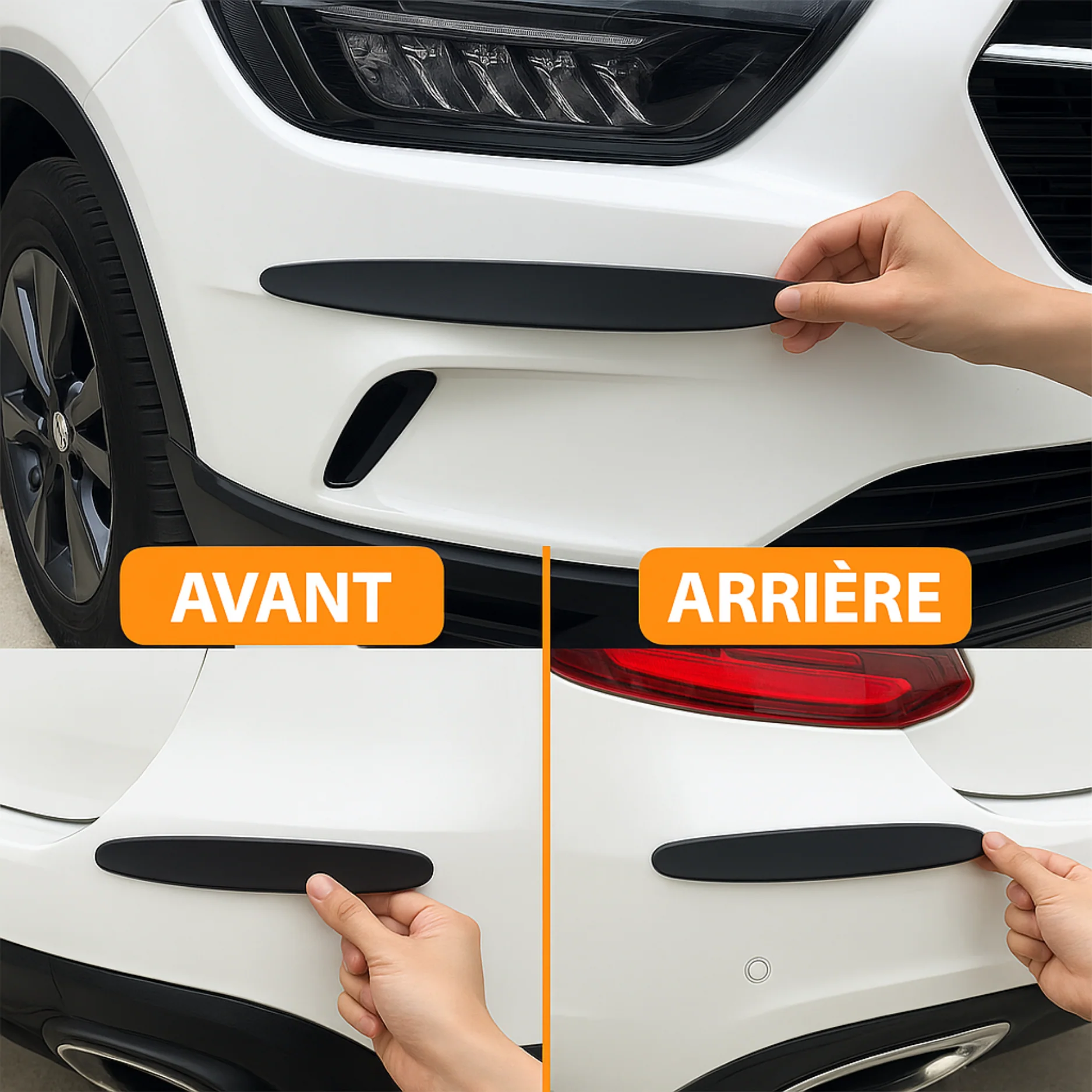 Sticker Protection Pare-Choc Voiture – Anti-Rayures Avant/Arrière – Facile à Installer - Image 5