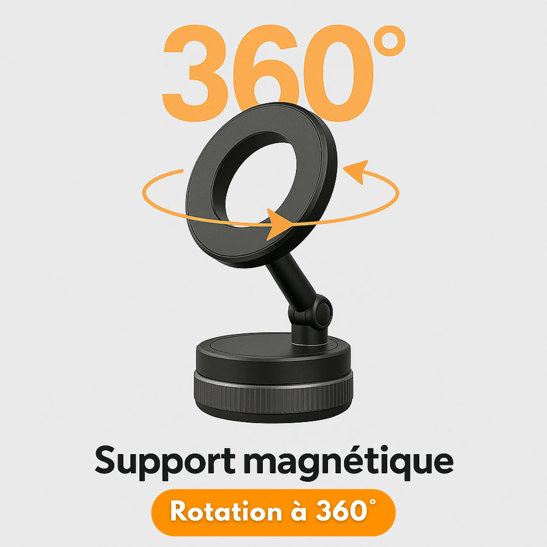 Support Téléphone Magnétique Voiture – Pare-Brise & Tableau de Bord - Image 7